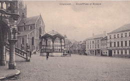 GERAARDSBERGEN GRAMMONT GRAND PLACE ET KIOSQUE MARKT EN KIOSK - Geraardsbergen