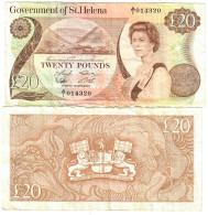 Saint Helena 20 Pounds 1986 F - Sint-Helena