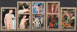 Ajman MNH Set - Desnudos