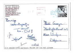 "Port Payé,Nederland"sur Carte Postale Expédiée à Wevelgem (Belgique)"Canary Islands" - Other & Unclassified