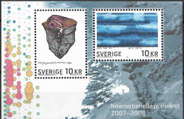 2007 Schweden Mi. Bl. 23 **MNH : Internationales Polarjahr - Blocks & Kleinbögen