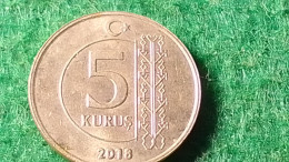 TÜRKİYE 2018--(NİKEL)        5   KURUŞ - Turquie