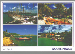 CPM - Martinique - Le Marin - Plage, Port De Pêche Et Marina - Le Marin
