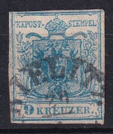 MiNr. 5 Österreich 1850, 1. Juni/1854. Freimarken: Wappenzeichnung - Gestempelt - Gebraucht