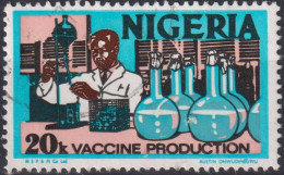 1979 Nigeria ° Mi:NG 283IIY, Sn:NG 301, Yt:NG 324G, Vaccine Production - Brownish Grey Liquid - Nigeria (1961-...)