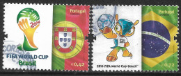 Portugal – 2014 FIFA World Cup 0,42 Used Set - Usado