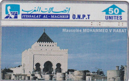 MOROCCO(L&G) - Mausoleum Of Mohammed V/Rabat(50 Units), CN : 305A, Used - Marokko