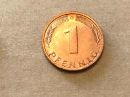 Münze Münzen Umlaufmünze Deutschland BRD 1 Pfennig 1982 Münzzeichen G - 1 Pfennig