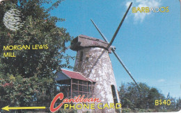 BARBADOS ISL.(GPT) - Morgan Lewis Mill, CN : 10CBDC/B, Tirage 40000, Used - Barbados