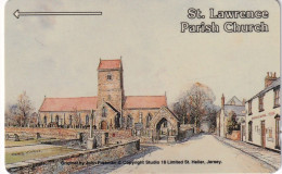 JERSEY ISL.(GPT) - St. Lawrence/Parish Church, CN : 5JERD, Tirage %15000, Used - [ 7] Jersey Und Guernsey