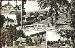 41393584 Bonndorf Schwarzwald Panorama Rathaus Brunnen Schloss Wutachschlucht Bo - Bonndorf