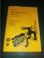ADAC Speedway Pfaffenhofen 14.05.2005 , Grasbahn , Sandbahn , Programmheft , Programm , Rennprogramm !!! - Motos
