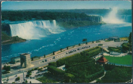 Niagara Falls Showing Oakes Gardens, Toronto, Ontario - Posted 1957 - Toronto