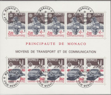 Monaco Cept 1988 Yvertnr. Bloc 41 (°) Oblitéré Used Cote 20 € Transport Communication - 1988