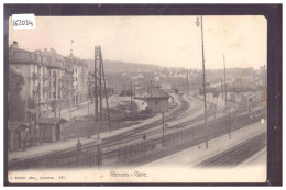 DISTRICT DE LAUSANNE - RENENS GARE - TRAIN - BAHN - TB ( TIMBRE DECOLLE AU DOS SANS AMINCI ) - Renens