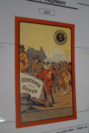 RARE,Carte Paquebot 1921,timbrè 30 C. Rouge,Roi Albert I ,état Neuf Pour Collection - Steamers