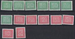 Luxembourg - Luxemburg - Timbres  1946/47    Chiffres     Série  * - Oblitérés