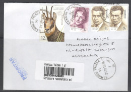 Romania. Stamps Mi. 7391, 7396, 7543 On Registered Letter, Sent From Valcea On 31.10.2019 To Nederland. - Briefe U. Dokumente