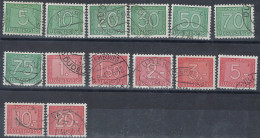 Luxembourg - Luxemburg - Timbres  1946/47    Chiffres     Série  ° - Used Stamps