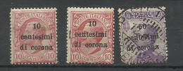 Italie   Dalmatie      N°  2   X  2    Neufs   *   Et N° 4  Oblitéré    B/  TB     Voir Scans  Soldé ! ! ! - Dalmatia