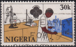 1980 Nigeria ° Mi:NG 378, Sn:NG 395, Yt:NG 386, World Standards Day- Laboratory - Nigeria (1961-...)