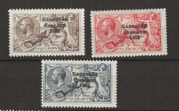 1925 MNH Ireland Mi 37-39-II Narrow Date 5mm Postfris** - Nuovi