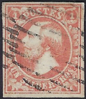 Luxembourg - Luxemburg - Timbres   1859   Guillaume III   Michel 2   Cachet Barres - 1859-1880 Armarios