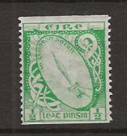 1922 MNH Ireland Mi 40-B Watermark SE Coil Stamp Postfris** - Ungebraucht