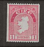 1922 MNH Ireland Mi 41-C Watermark SE Coil Stamp Postfris** - Neufs