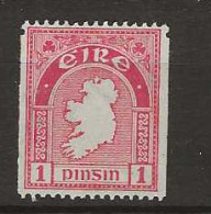 1922 MNH Ireland Mi 41-DX Watermark SE Coil Stamp Postfris** - Ongebruikt