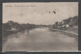 Torino - Fiume Po Dal Ponte Isabella - Fiume Po