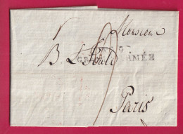 MARQUE N°97 GRANDE ARMEE TEXTE DE BERLIN ALLEMAGNE 1807 POUR PARIS LETTRE - Bolli Militari (ante 1900)