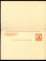 UY12 Sep.1 Postal Card With Reply Mint Vf 1926 Cat.$12.00 - 1921-40