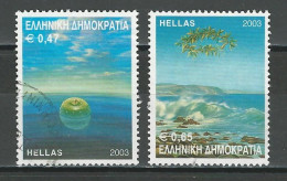 Griechenland Mi 2181, 2182  O - Used Stamps