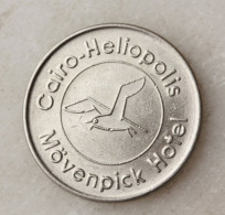 Jeton De Casino "Cairo - Heliopolis - Mövenpick Hotel" La Caire - Egypte - Casino Token - Mouette - Casino