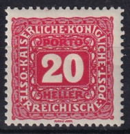 AUSTRIA 1916 - MLH - ANK 50 - PORTO - Segnatasse