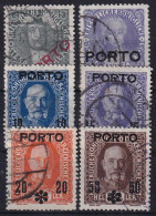 AUSTRIA 1916 - Canceled - ANK 58-63 - PORTO - Taxe