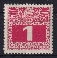 AUSTRIA 1908/13 - MLH - ANK 34x - PORTO - Segnatasse