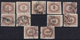 AUSTRIA 1899/1900 - Canceled - ANK 10-16, 18-21 - PORTO - Taxe