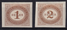 AUSTRIA 1899/1900 - MLH - ANK 10, 11 - PORTO - Segnatasse