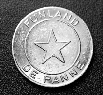 Jeton De Jeu "Funland - De Panne / La Panne" Belgique - Jeton Casino - Casino