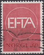 1967 Norwegen ° Mi:NO 551, Sn:NO 500, Yt:NO 505, EFTA - Gebraucht