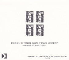 Epreuve  Du  Timbre-Poste D'Usage Courant  --MARIANNE DU BICENTENAIRE  2.30F - Epreuves De Luxe