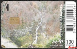 Bosnia Sarajevo - Skakavac Waterfall, Used Chip Card - Bosnië