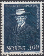 1982 Norwegen ° Mi:NO 874, Sn:NO 814, Yt:NO 830, Fridtjof Nansen (1861-1930) Nobel Peace Prize 1922 - Usados