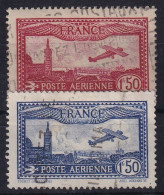 FRANCE 1930 - Canceled - YT 5, 6 - Poste Aérienne - 1927-1959 Usati