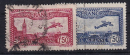 FRANCE 1930 - Canceled - YT 5, 6 - Poste Aérienne - 1927-1959 Afgestempeld