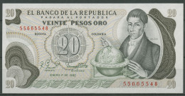 Kolumbien 20 Pesos 1.1.1982, KM 409 D Kassenfrisch (K542) - Colombia