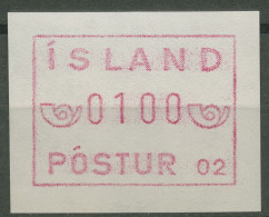 Island ATM 1983 Freimarke Automat 02, Gummidruck, ATM 1.2 C VI Postfrisch - Frankeervignetten (Frama)