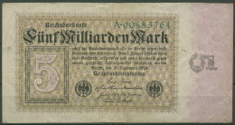 Dt. Reich 5 Milliarden Mark 1923, DEU-132a Gebraucht (K1135) - 5 Milliarden Mark